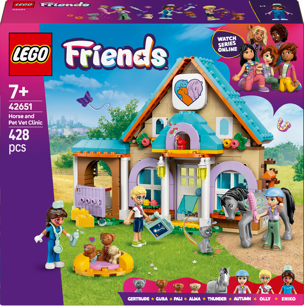 LEGO LEGO® Friends Veterinární klinika pro koně a domácí mazlíčky 42651