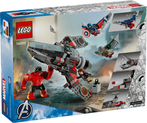 LEGO LEGO® Marvel Souboj: Kapitán Amerika vs. Red Hulk 76292