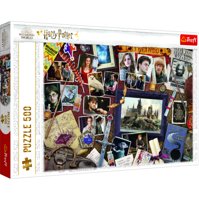 Puzzle Harry Potter  Rokfortské vzpomínky 500 dílků