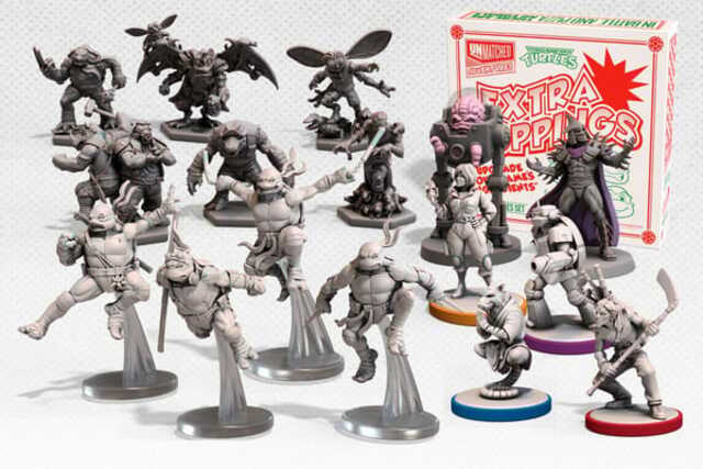 Restoration Games Unmatched Adventures: Teenage Mutant Ninja Turtles: Ultimate Miniatures Pack