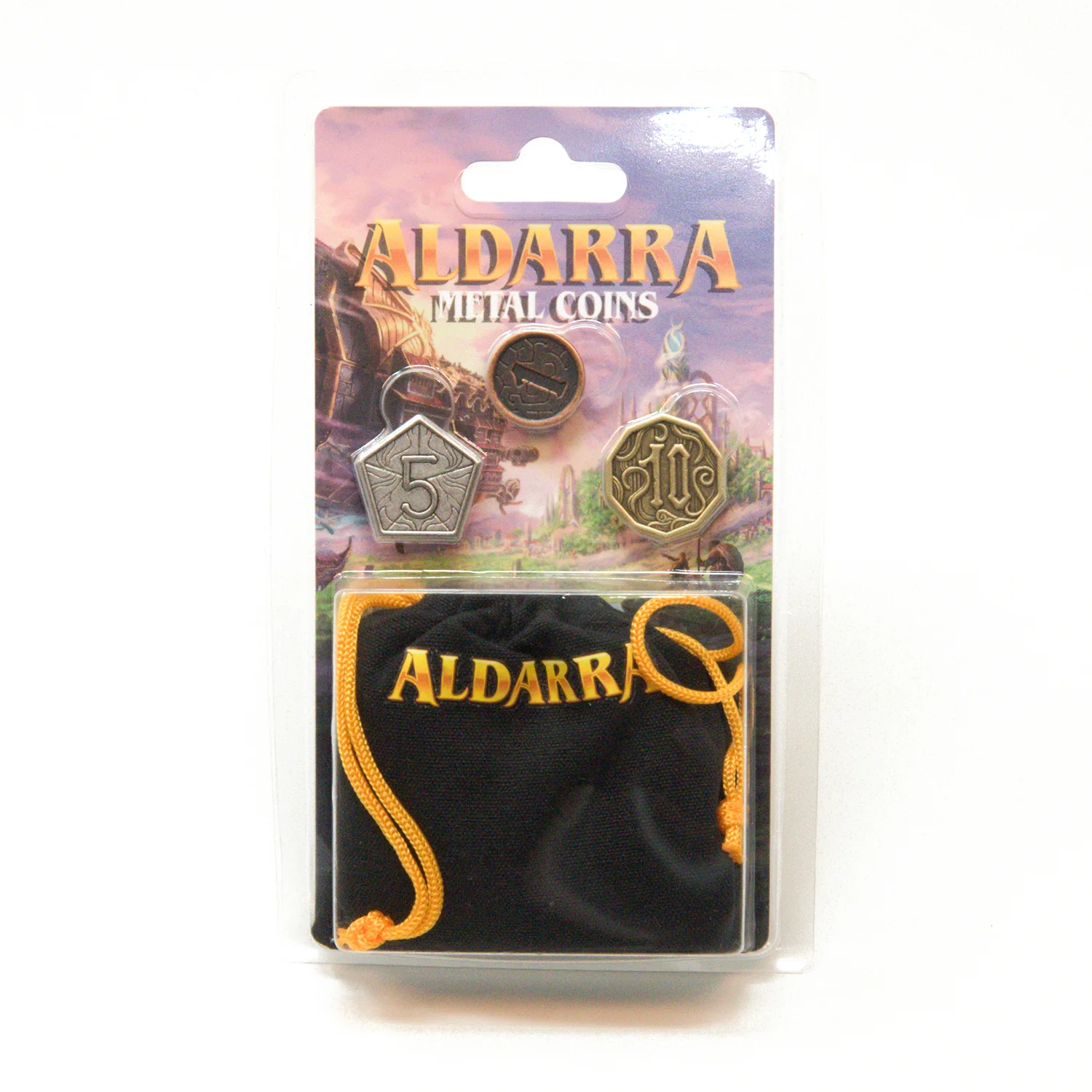 Sordane Publishing Aldarra: Metal Coins & Black Bag