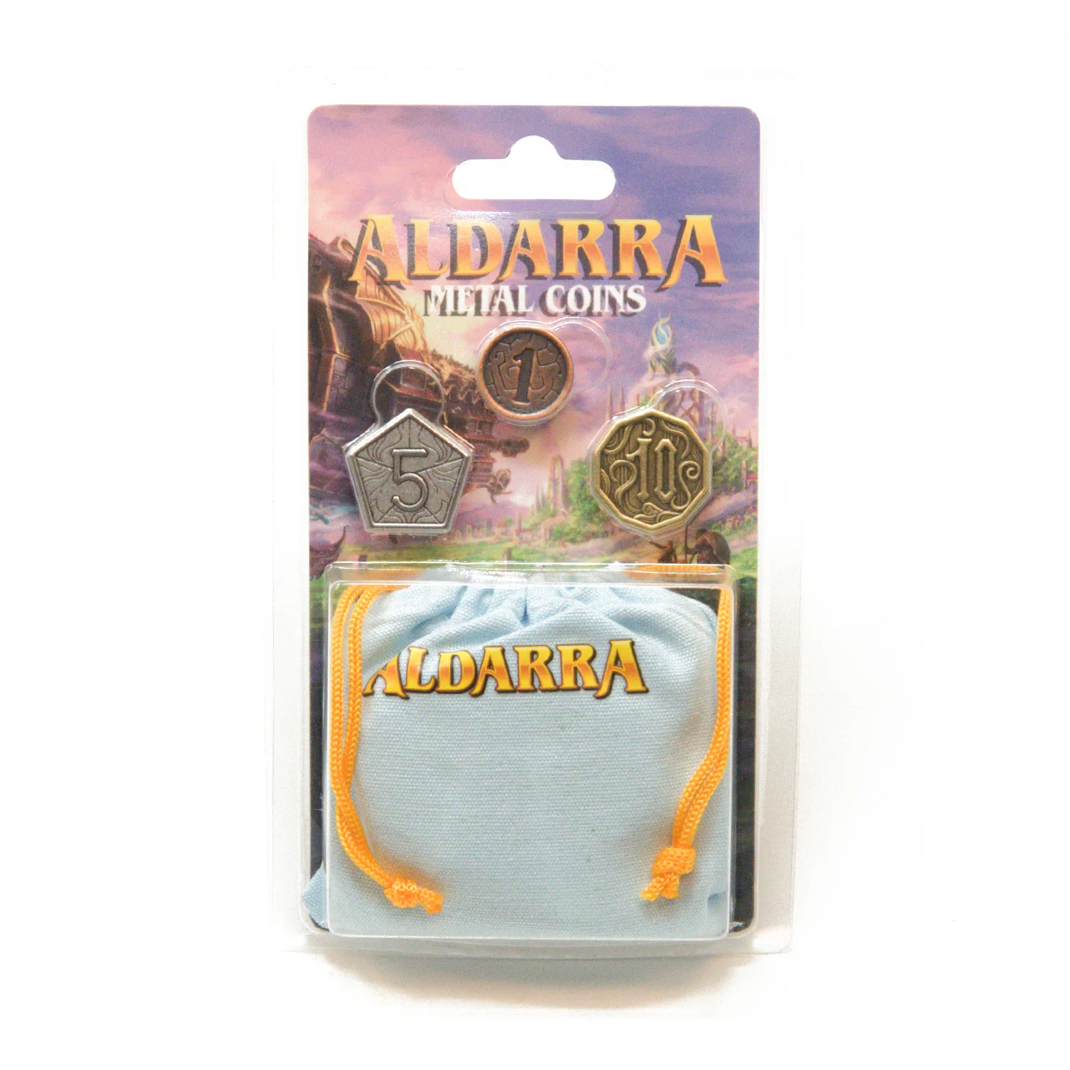 Sordane Publishing Aldarra: Metal Coins & Blue Bag