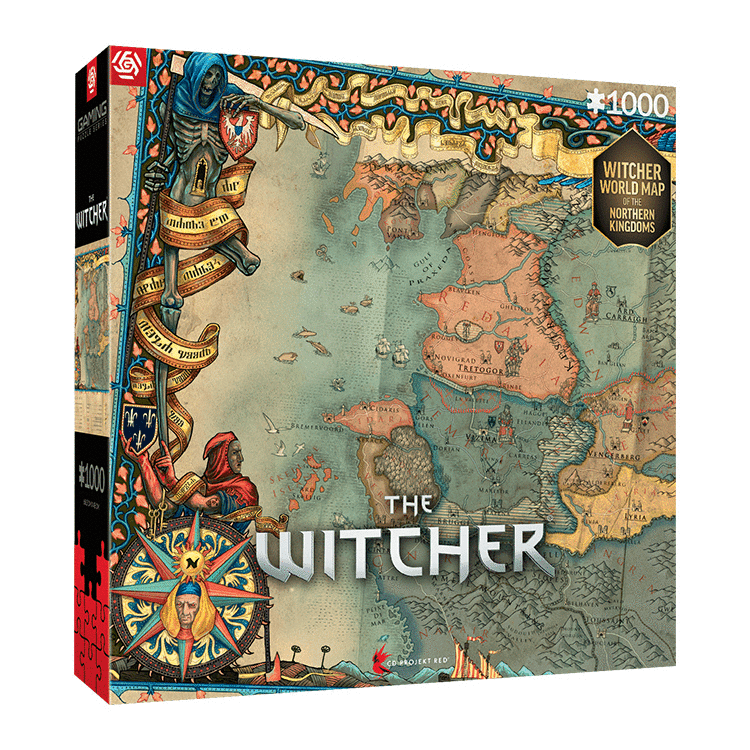 Good Loot Poškozené - The Witcher: The Northern Kingdoms Puzzle 1000