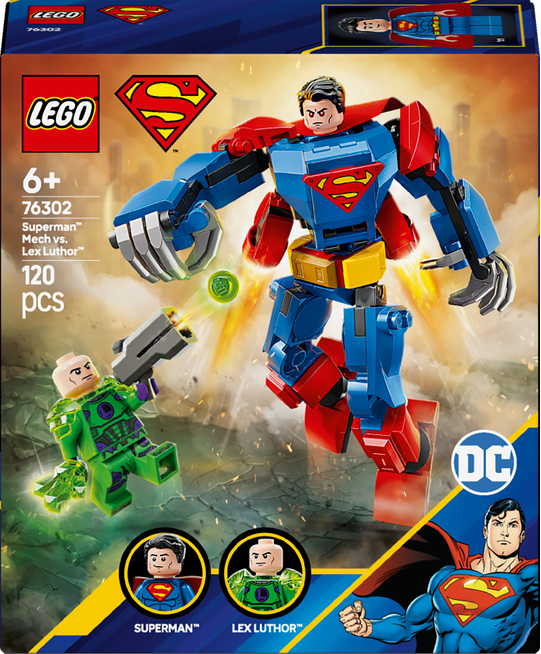 LEGO LEGO® DC Batman™ Superman™ v robotickém obleku vs. Lex Luthor™ 76302