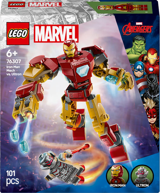 LEGO LEGO® Marvel Iron Man v robotickém obleku vs. Ultron 76307