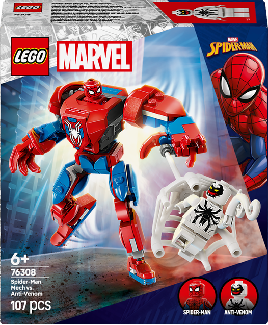 LEGO LEGO® Marvel Spider-Man v robotickém obleku vs. Anti-Venom 76308