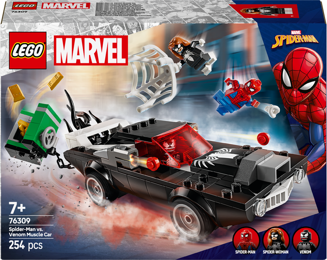 LEGO LEGO® Marvel Spider-Man vs. Venomův výkonný sporťák 76309