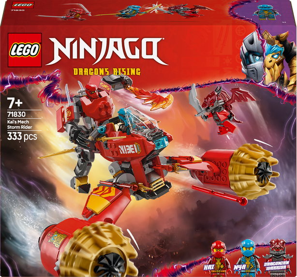 LEGO LEGO® NINJAGO® Kaiův bouřný jezdec a robot 71830