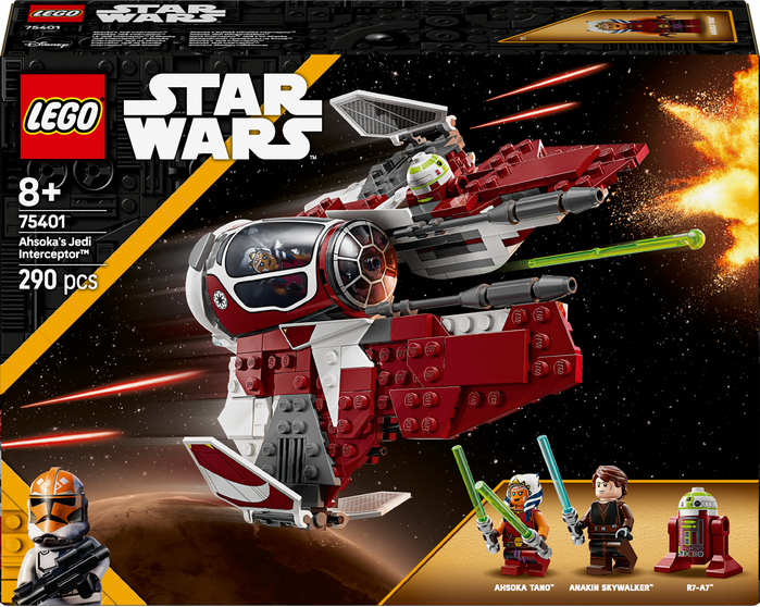 LEGO LEGO® Star Wars™ Ahsoka a jediská stíhačka Interceptor™ 75401