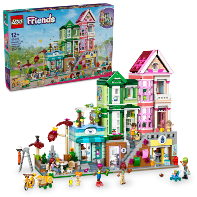 LEGO® Friends 42670 Apartmány a obchody v městečku Heartlake