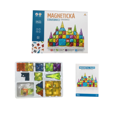 Magnetická stavebnice 75ks