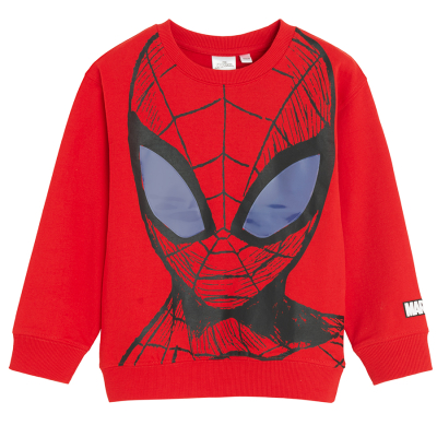 Mikina Spiderman- červená - 104 RED