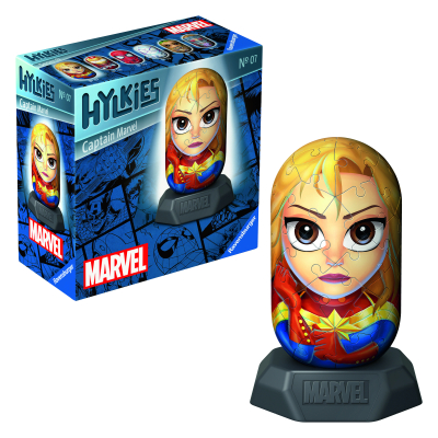 Puzzle 54 dílků 3D Hylkies: Marvel: Captain Marvelů