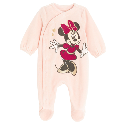 COOL CLUB Růžový dětský overal MINNIE MOUSE vel. 62