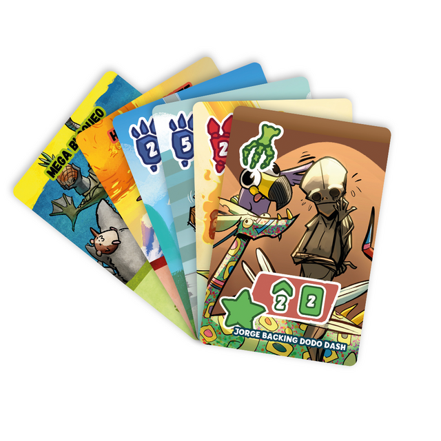 Detestable Games Dodos Riding Dinos: The mystical deck of Critters Riding Creatures - EN