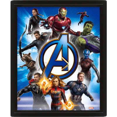 3D obraz Avengers