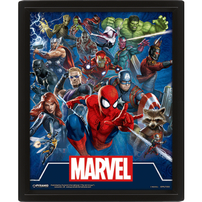 3D obraz Marvel